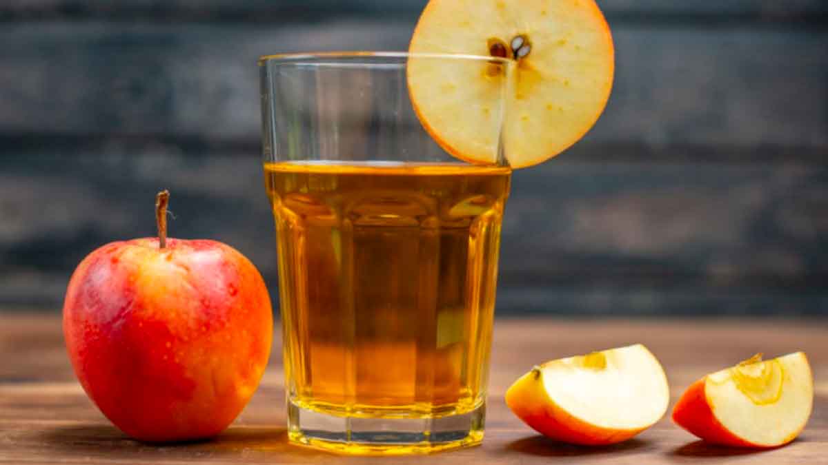 drink apple juice in the morning you will become slim 