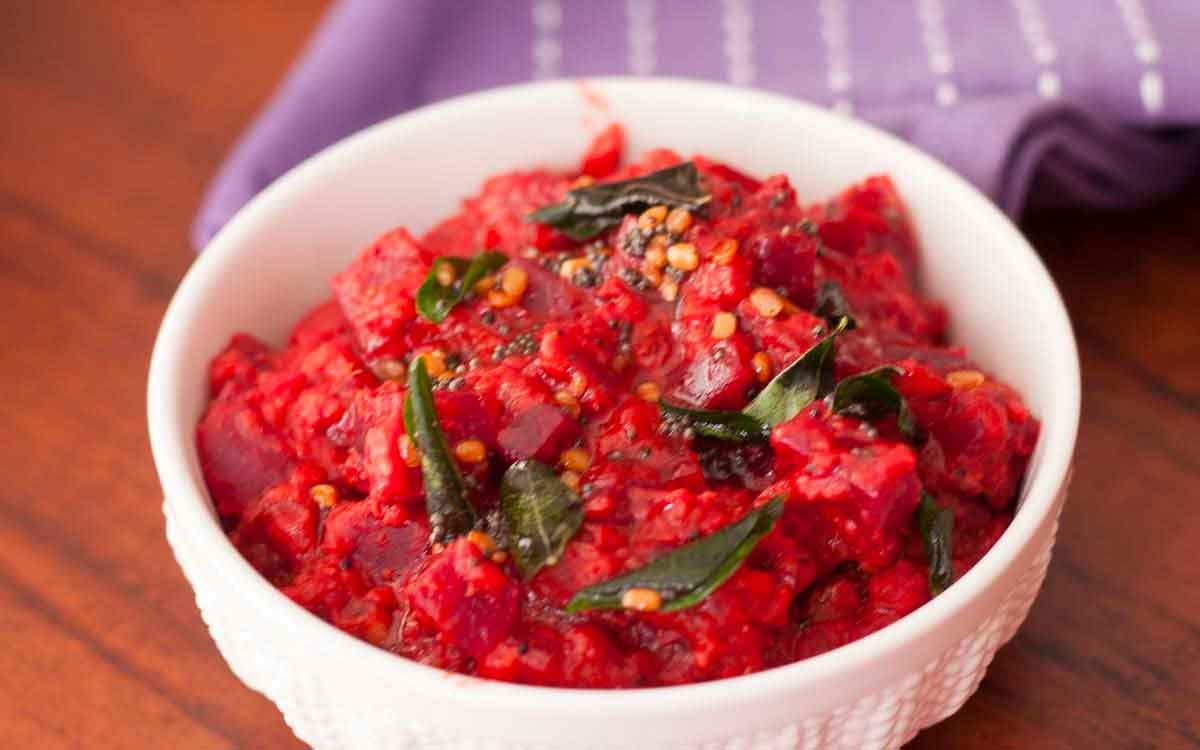 how to make beetroot kootu 