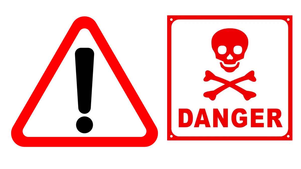 why red color is used to display danger signs 