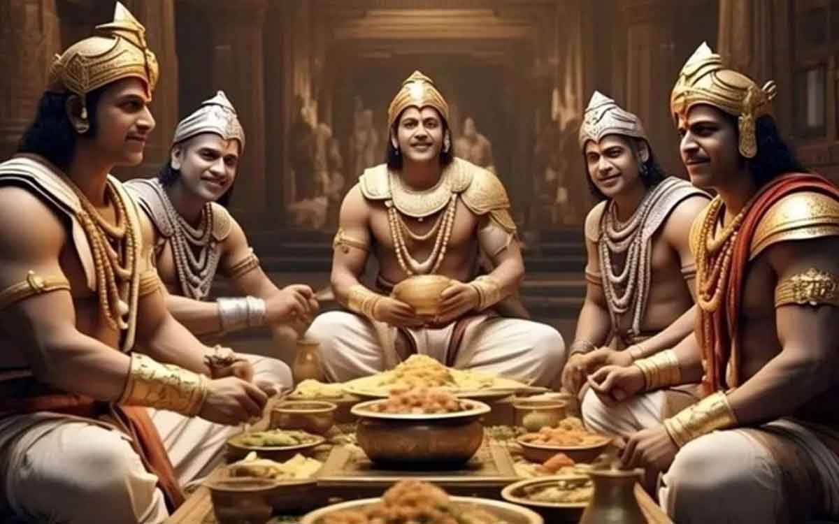 how soldiers in mahabharata got food daily during war 