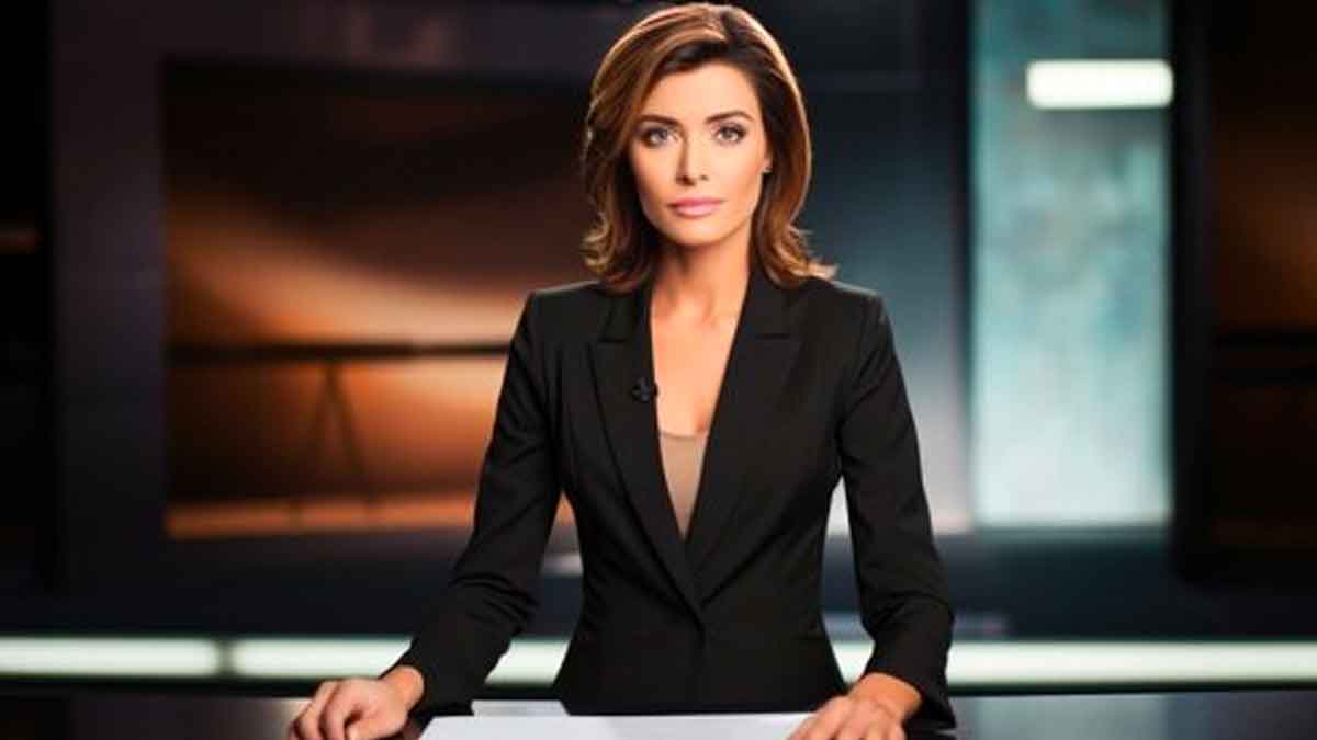 do you know why news readers wear black coat 