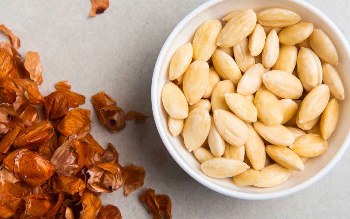 here it is how you can easily peel almonds 