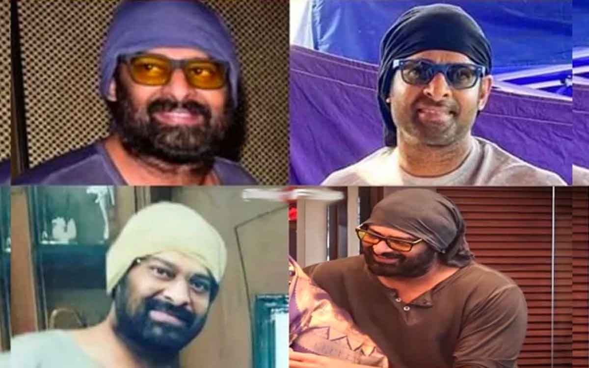 why prabhas wear cap to his head 