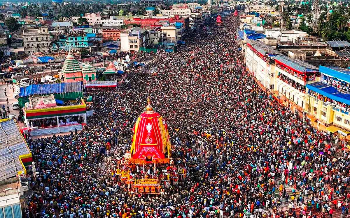 how many rathams are there in puri jagannadh rath yatra 