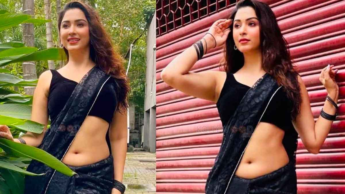 why some women wear saree beneath navel 