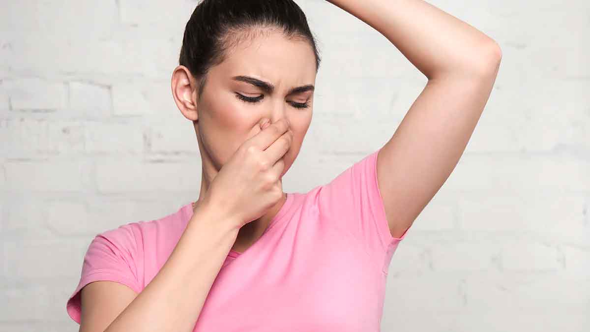 how to remove excessive sweat and smell 