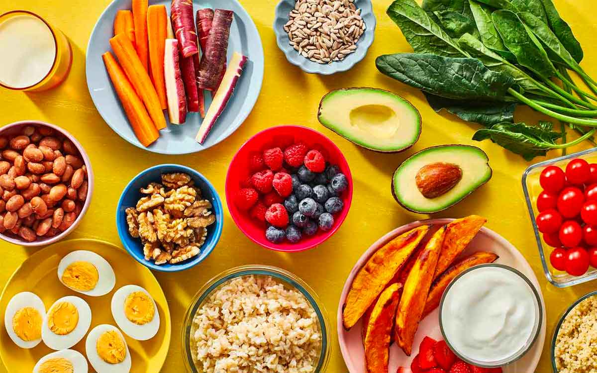 take healthy foods daily to live long life