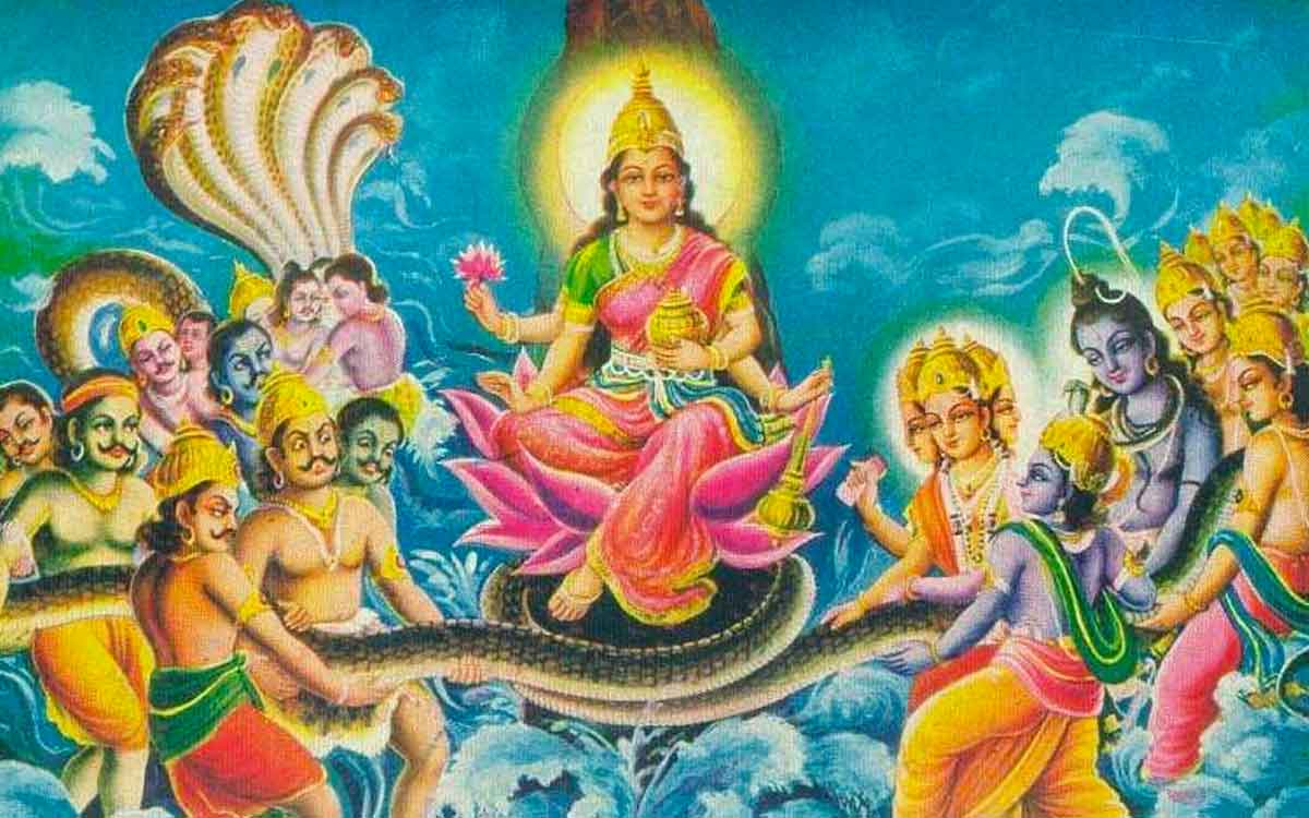 which items are came out from ksheerasagara madhanam