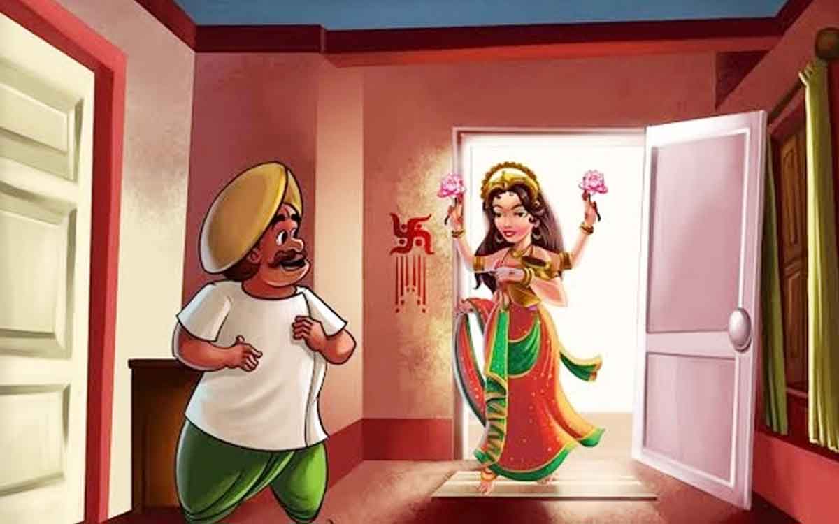 how to attract lakshmi devi in home small story 