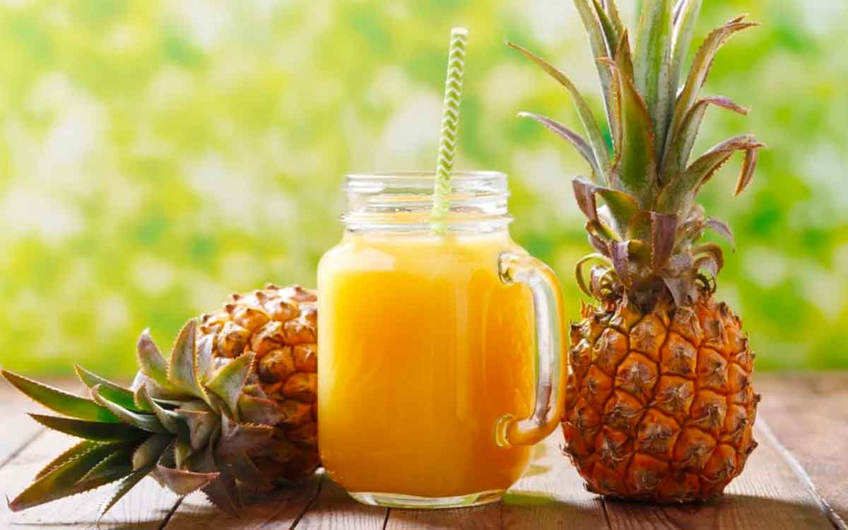 make this fat burning pineapple drink to lose weight quickly 