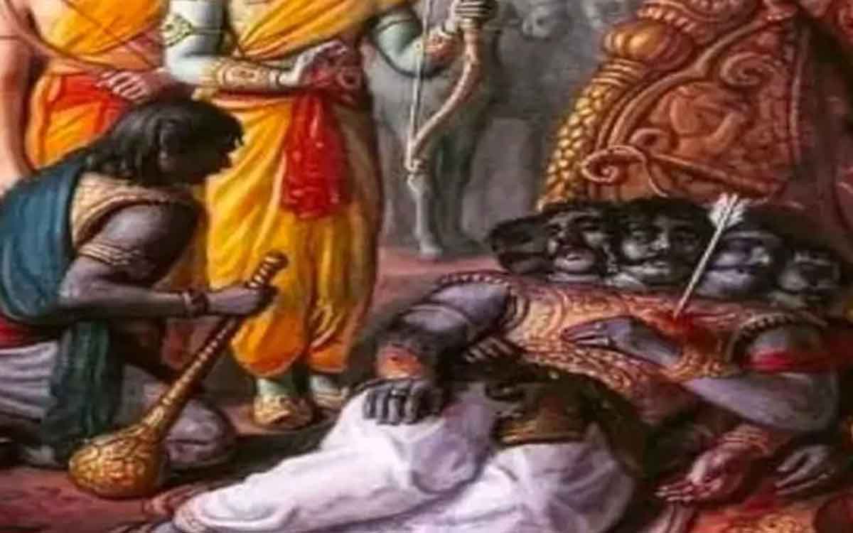 what ravana told to lakshmana before he died 
