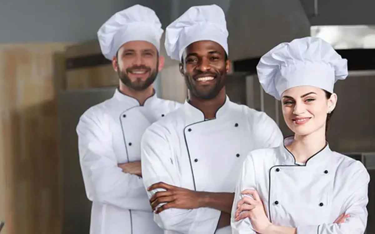 do you know why chefs wear white long caps 