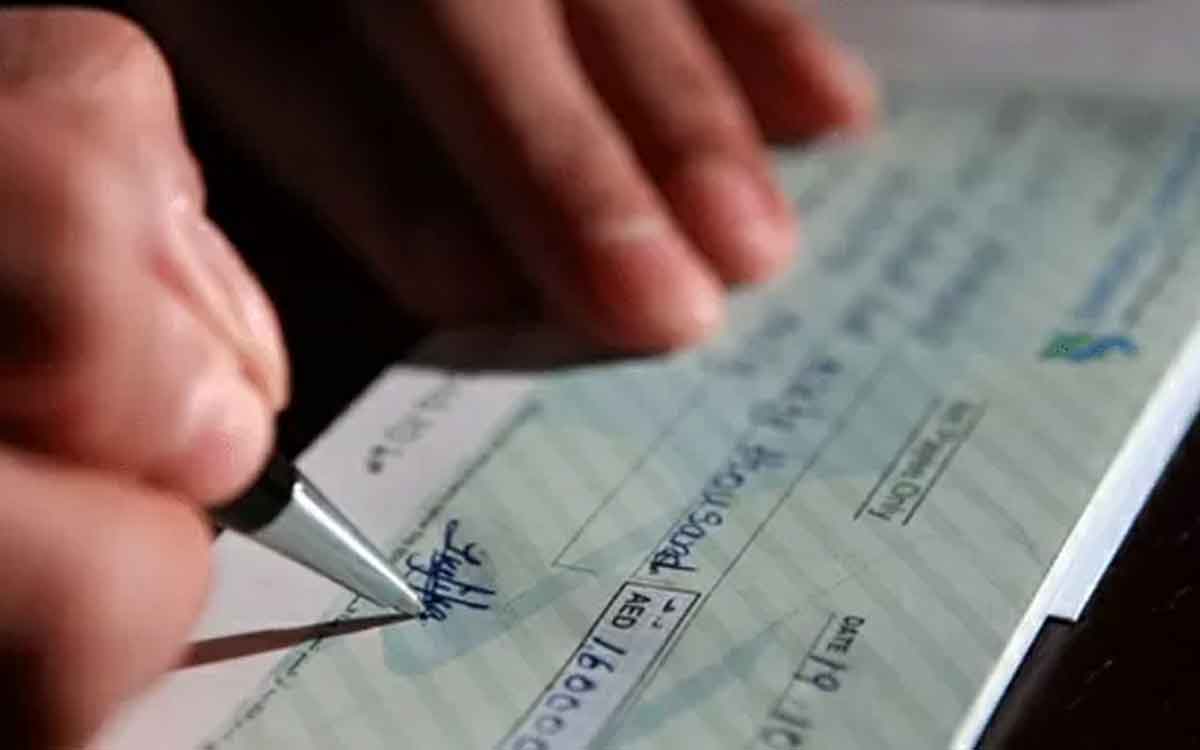 why we have to write only also in cheques 