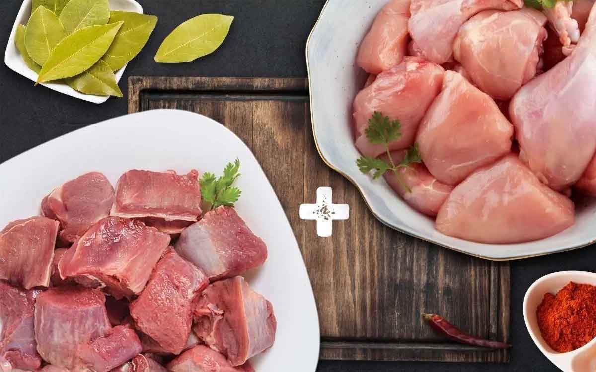 chicken and mutton which one gives best health 