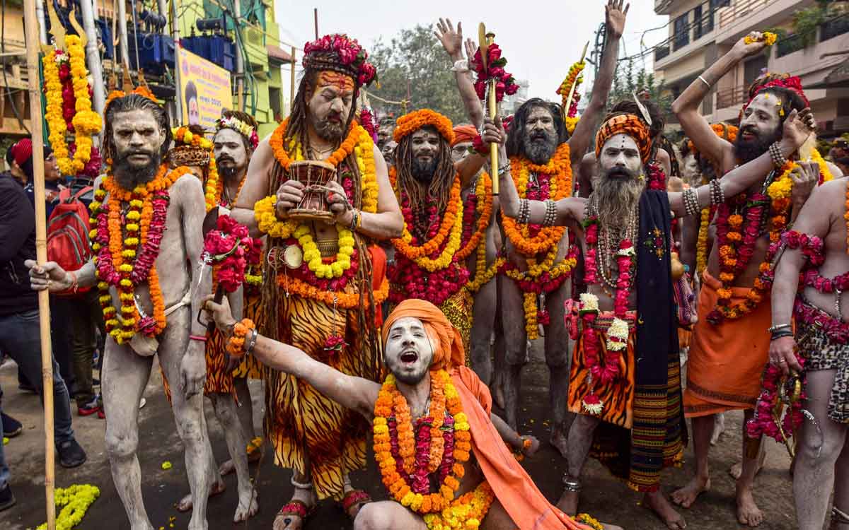 how naga sadhu come to kumbh mela 